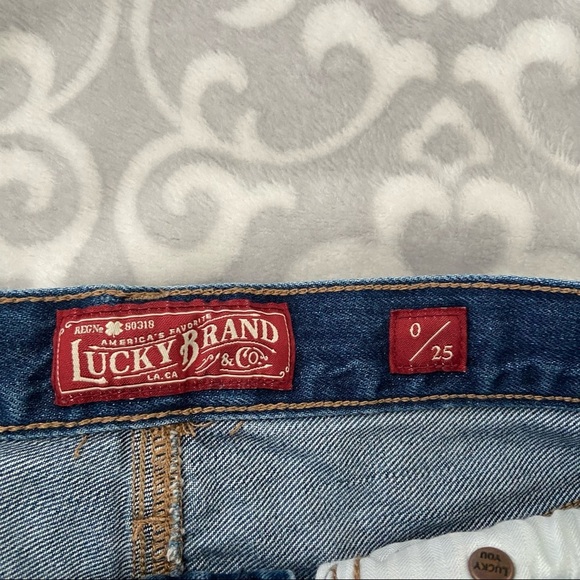 Lucky Brand Old Favorite Mini Jeans Skirt - Size 0/25 - Picture 7 of 11